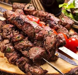 Кавказская кухня шашлык