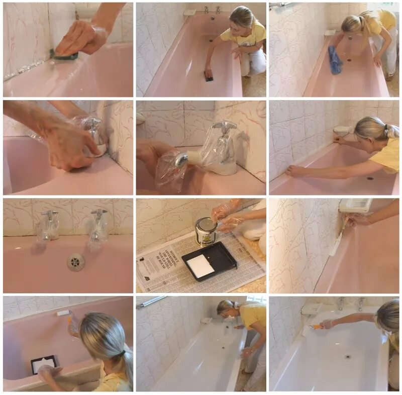 Что сначала делать в ванной. Перекрашенный кафель в ванной. Ремонт в ванной своими руками. Перекрасить плитку в ванне. Бюджетная ванная комната своими руками.
