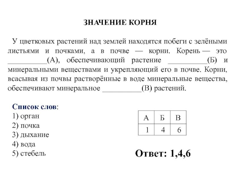 Значение корня 5 4