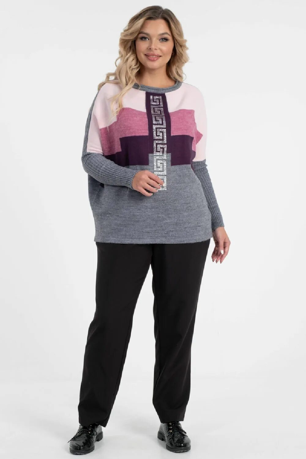 Серый джемпер 58 р цена. Женские свитера больших размеров. Свитера 58 размера. Wisell джемпер. Свитер для полных женщин.