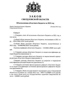 Закон свердловской
