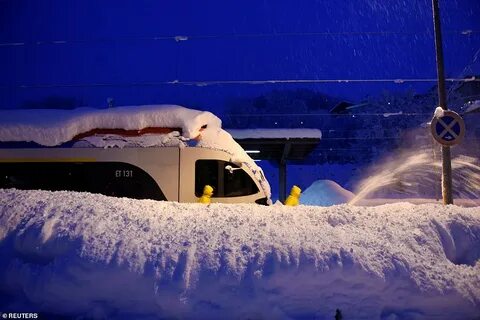 Into the snow