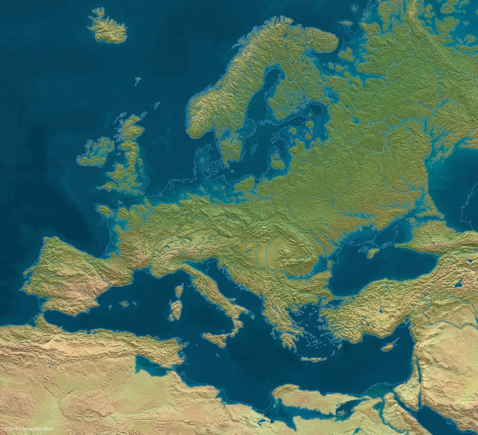 Моря выше уровня океана. Карта Европы если ледники растают. Карта земли после таяния всех ледников.