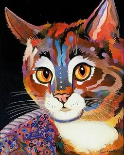 Кошка акрил