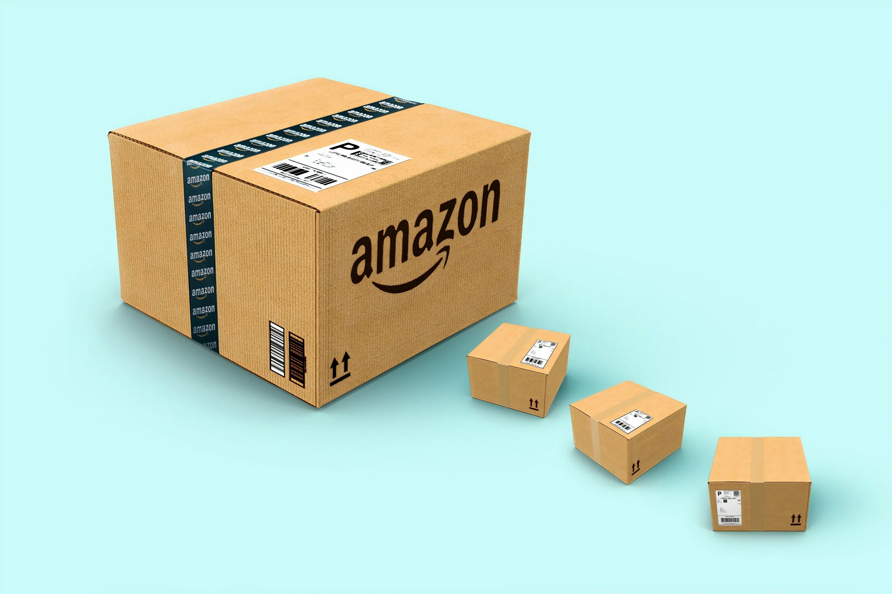 Amazon коробки. Амазон посылка. The Amazon. Коробки с товаром.