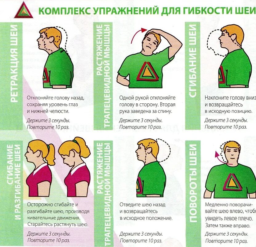 Что делать если больно поворачивать. Комплекс упражнений от остеохондроза шейного отдела. Комплекс упражнений для шейного отдела хондроза. Упражнения при остеохондрозе шейного отдела позвоночника. ЛФК для шейного отдела позвоночника при остеохондрозе.