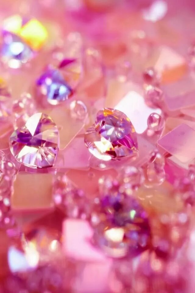 Красивый розовый. Цветные бриллианты. Красивые картинки.