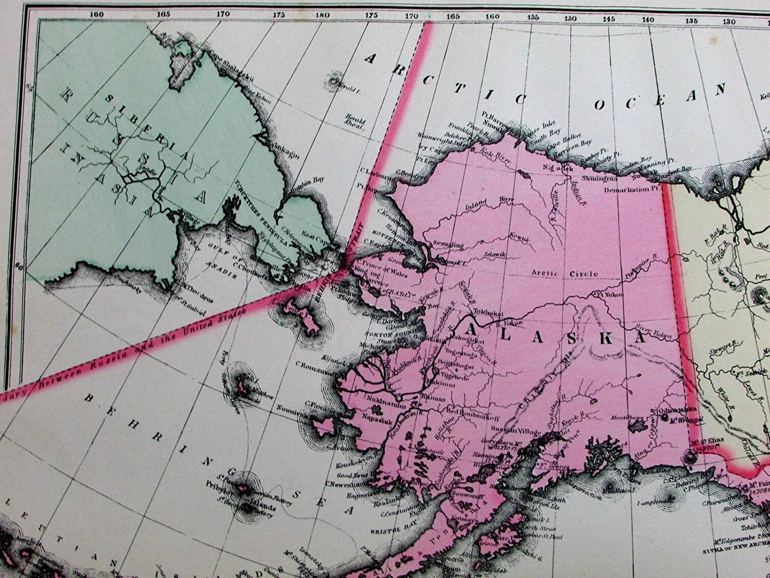 Граница аляски и россии. Сибирь и Аляска на карте. ЖД на Аляске карта. Граница России и Аляски на карте. Аляска США на карте границы.