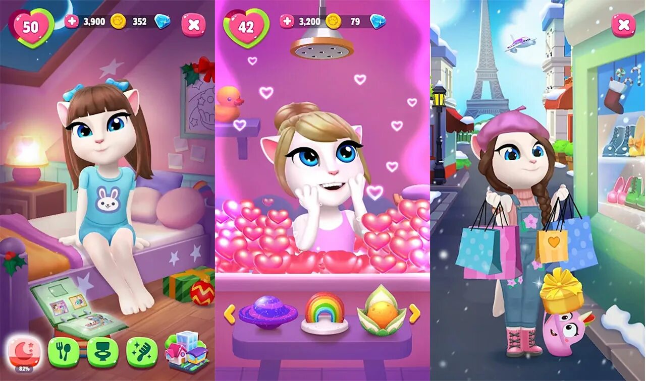 Игра говорящая Анджела 2. My talking Angela 2 новая игра.