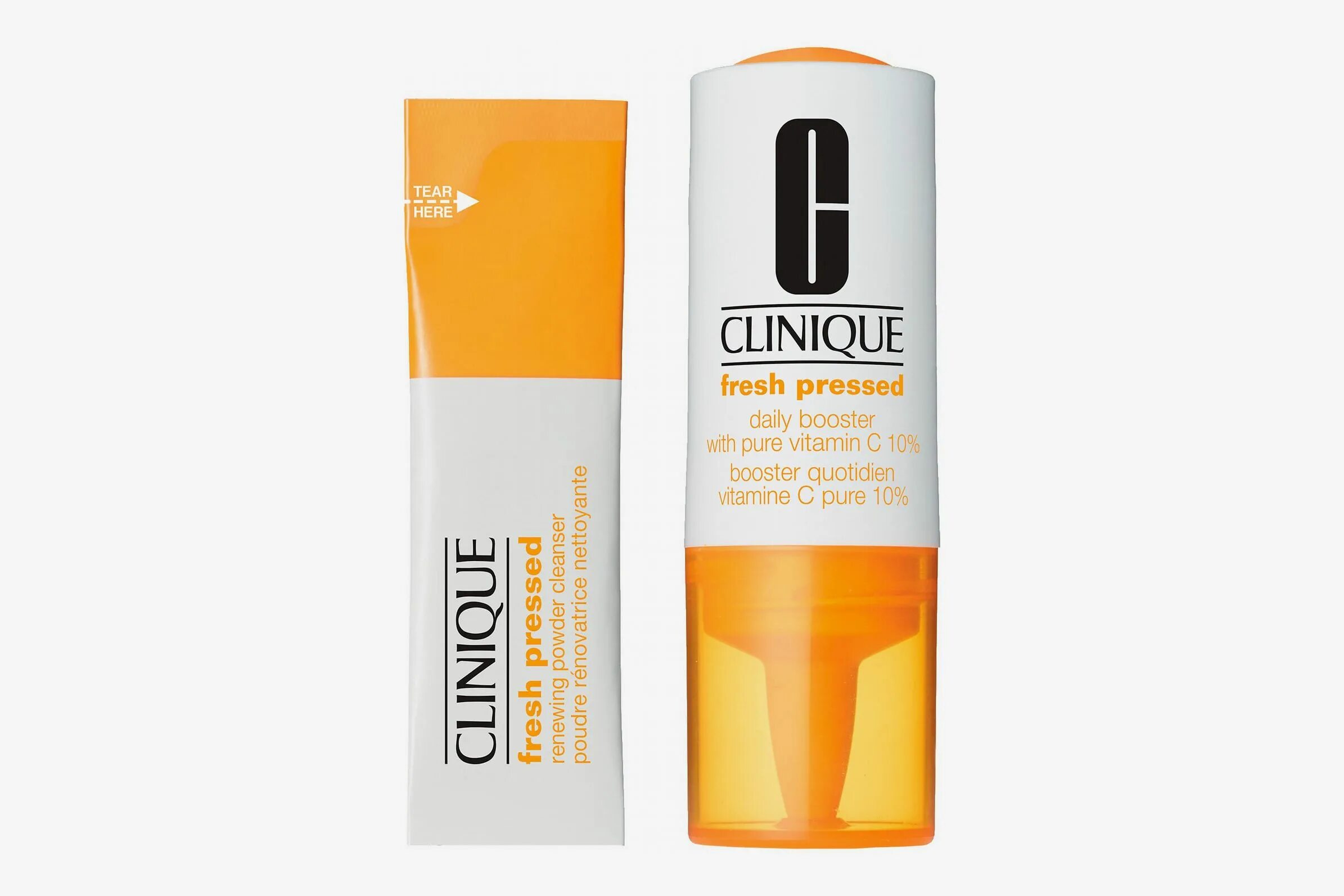 Clinique Fresh Pressed. C Clinique Fresh Pressed 7-Day System. Clinique Fresh Pressed Daily Booster. Сыворотка с витамином с Clinique.