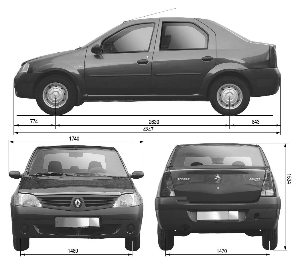 Renault logan годы выпуска. Габариты Рено Логан 1 Рестайлинг. Рено Логан 1,4 габариты. Габариты Рено Логан 1 седан. Габариты Рено Логан 2012г.