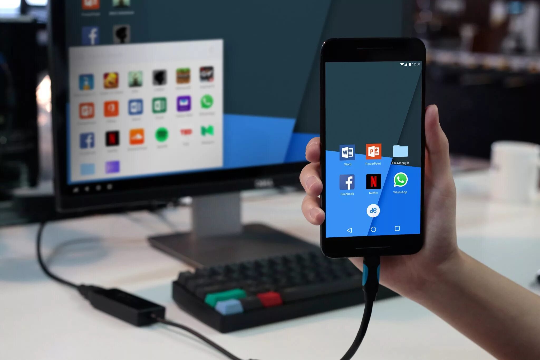 Mobile phone connection