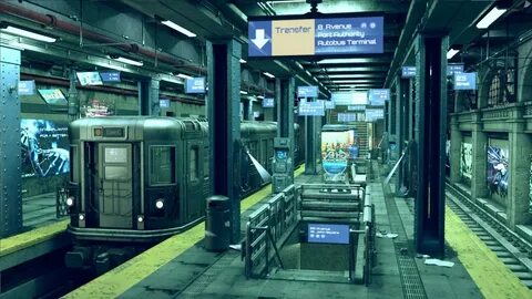 Метро в киберпанк 2077