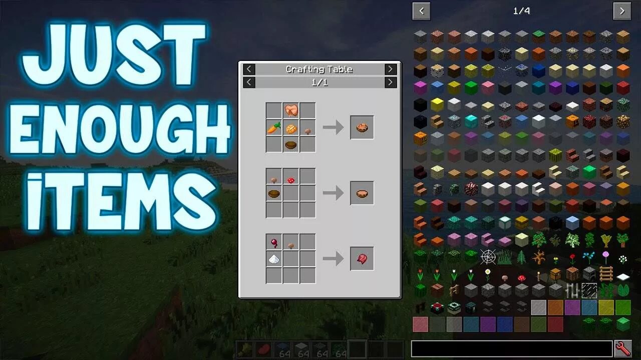 Мод just enough items. Мод на показ КРАФТОВ. Мод на крафты. Minecraft just enough items Mod.