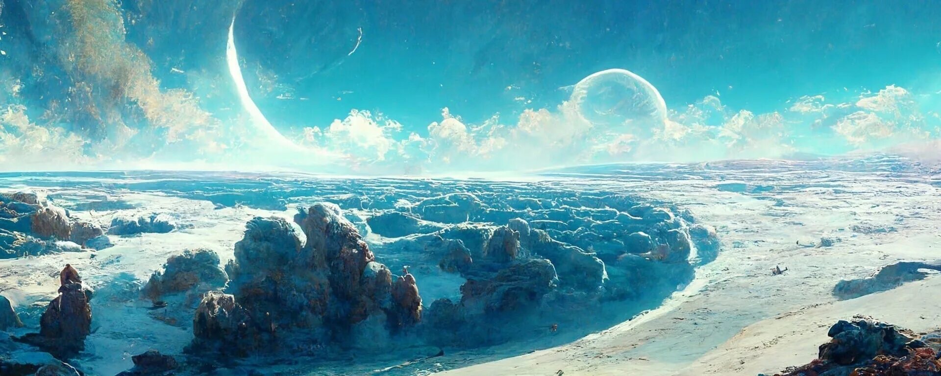 Генерация mid journey. Midjourney. нейросеть космический пейзаж. нейросеть арты пейзаж. пейзажи нейросетью.