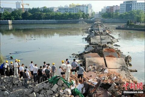 Видео разрушения моста