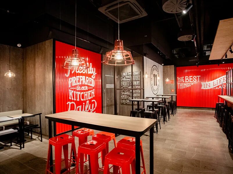 комбо люкс. ростикс на белорусской интерьере. кфс витебск. кфс кристалл. ресторан leth.