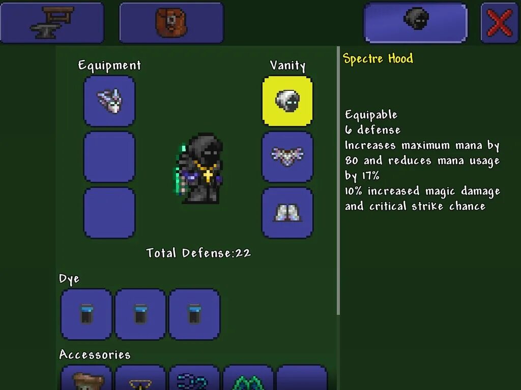 Как сделать мифриловую наковальню в террарии. Terraria custom sets. террария custom vanity. аксессуары для воина террария. лучший сет аксессуаров в террарии.