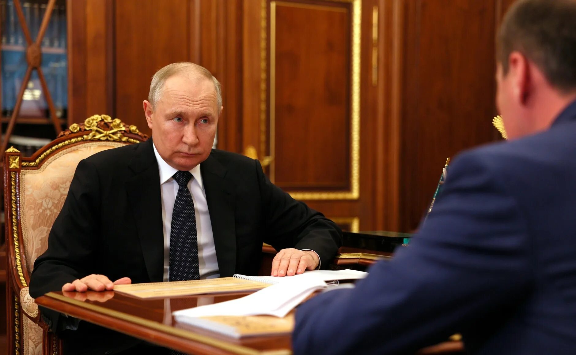 Новый глава республики. Встреча Путина и Здунова. Фото Здунова с Путиным.
