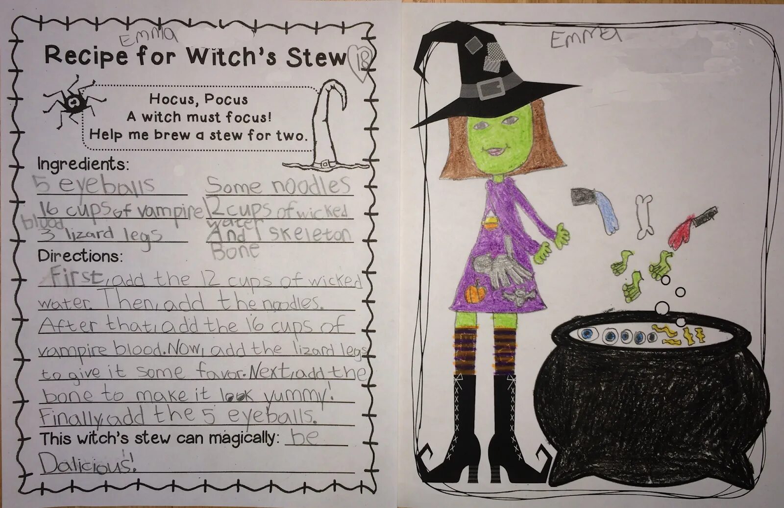 My witch перевод. Шаблон для записи Witch. Witch's Stew. Poem about little Witch. Witch hat Recipe.