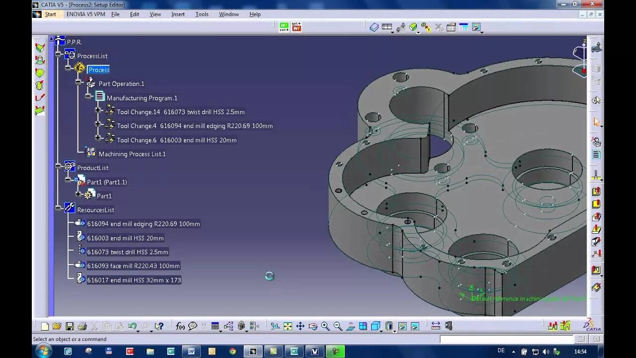 Set up process