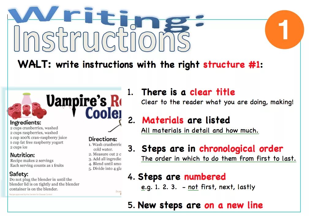 Write success. How to write instructions. writing instructions. how to write instructions examples. instructional writing examples.