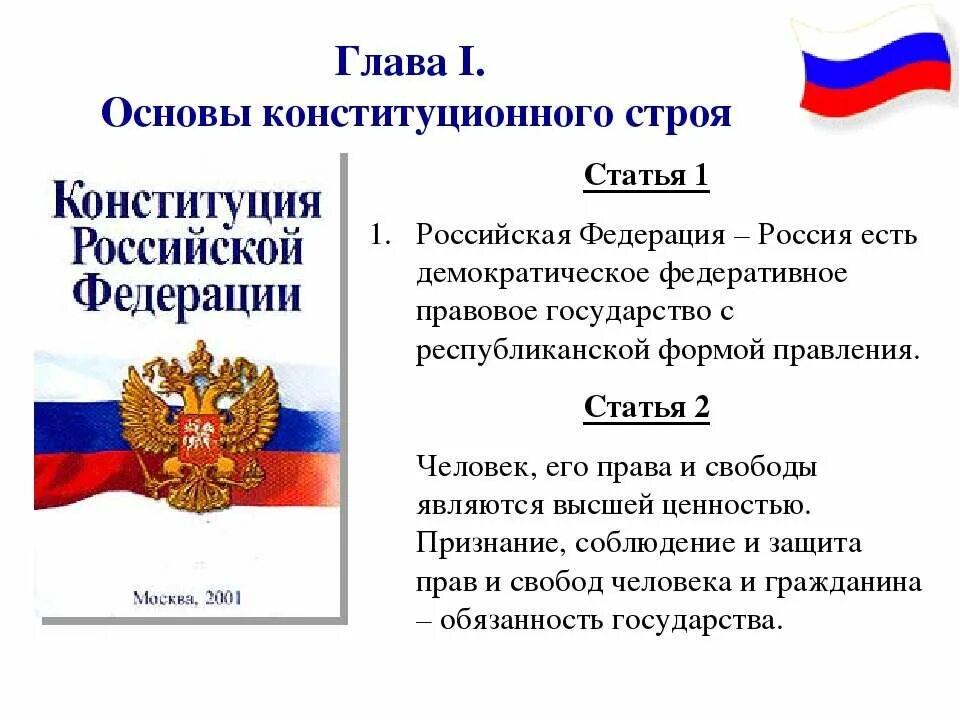 Составить форму российского государства. Конституция 1993 года основы конституционного строя. Конституционный Строй форма государства РФ. Конституция РФ глава 1 статья 2. Главные законы Конституции РФ 1 главы.