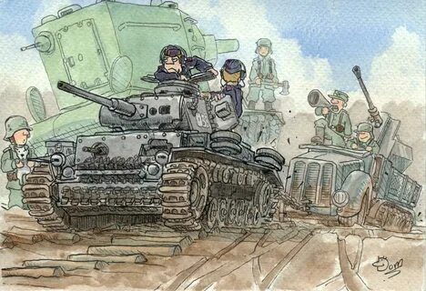 Рисунок танкиста