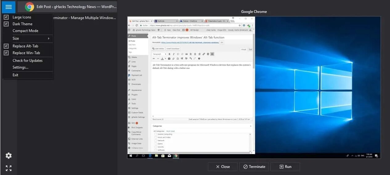 Alt Tab Windows 10. Alt-Tab Terminator. Виндовс таб. Linux переключение между рабочими столами.