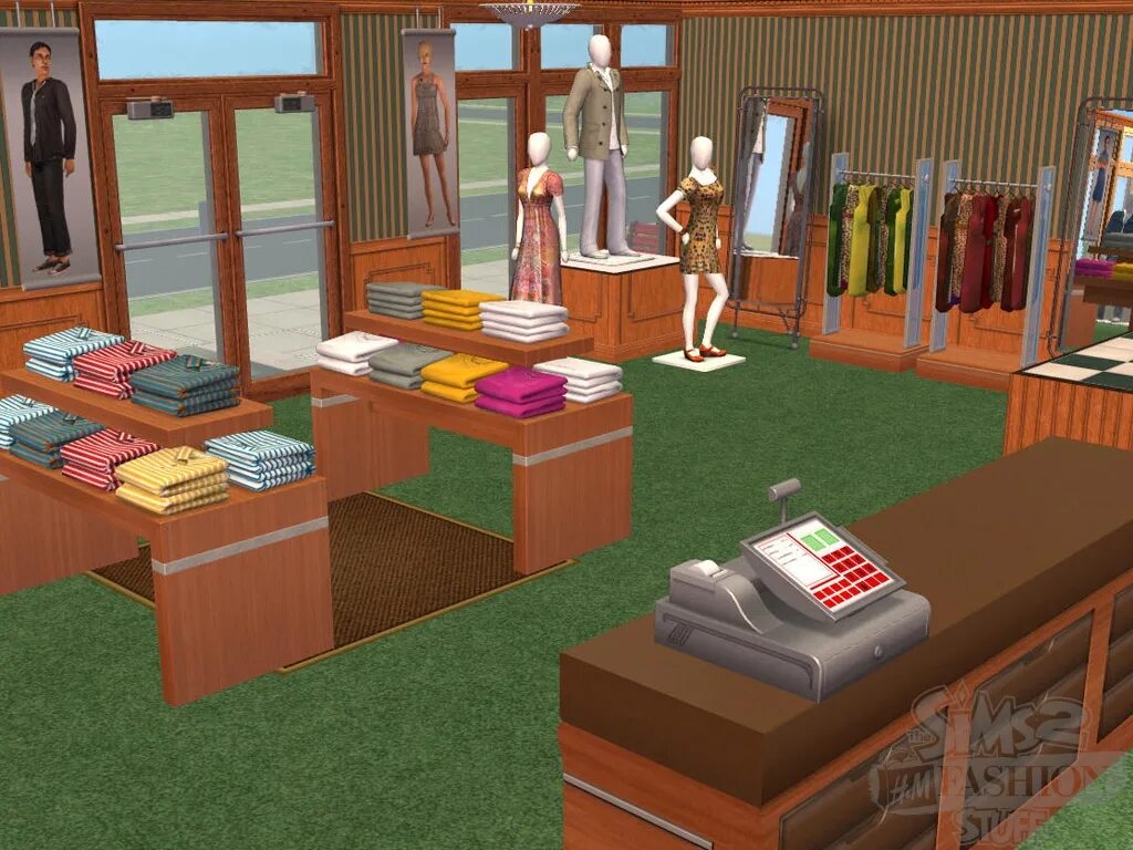 Игры нужный этаж. Магазин одежды симс 2. Симс 2 h m Fashion stuff. Симс 2 магазин. SIMS 2 торговый центр.