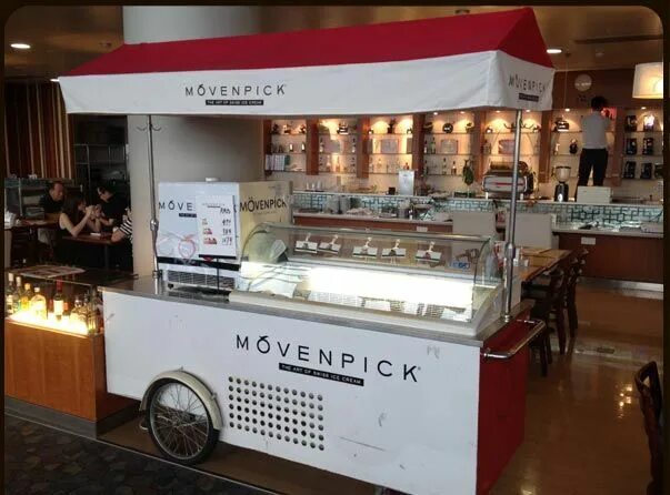 Стенд айс. Айс Крим стенд. Movenpick тележка. Gelateria Kiosk. Movenpick витрина под мороженое.