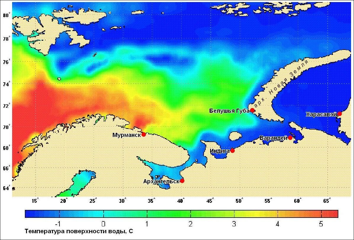 Температура воды в реальном времени. Климат Баренцева моря. Баренцево море климатический пояс. Карта температур поверхности Баренцева моря. Соленость и климат Баренцева моря.