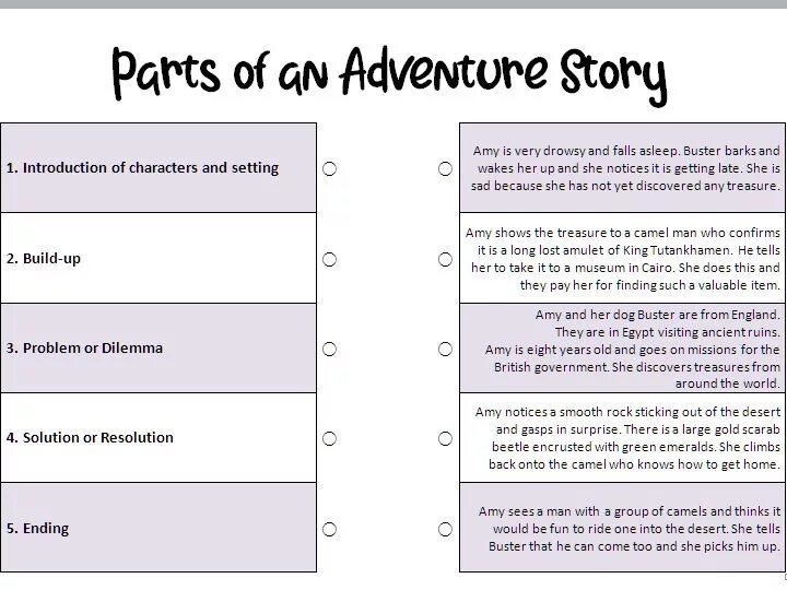 Elementary stories. Story elements. Match the elements список. Match the elements with the pictures ответы. All element of a story.