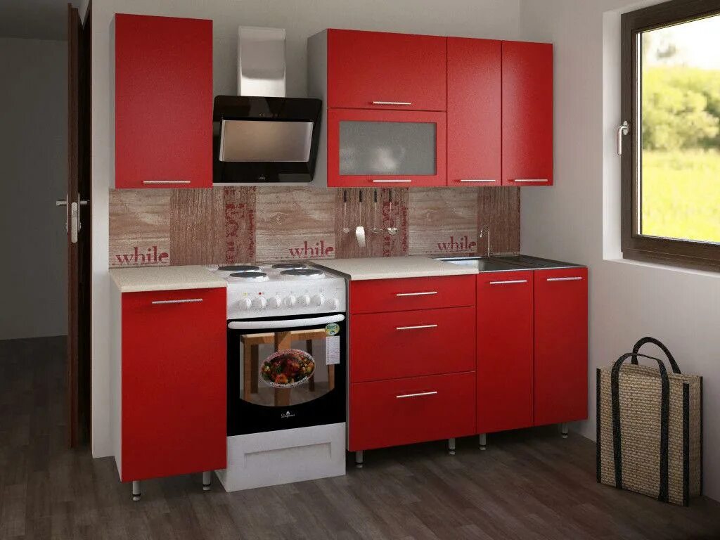 Куплю кухню гомель куфар. Мебель для кухни. Кухни эконом. Белорусская кухонная мебель для маленькой кухни. Шкафчик кухонный красный.