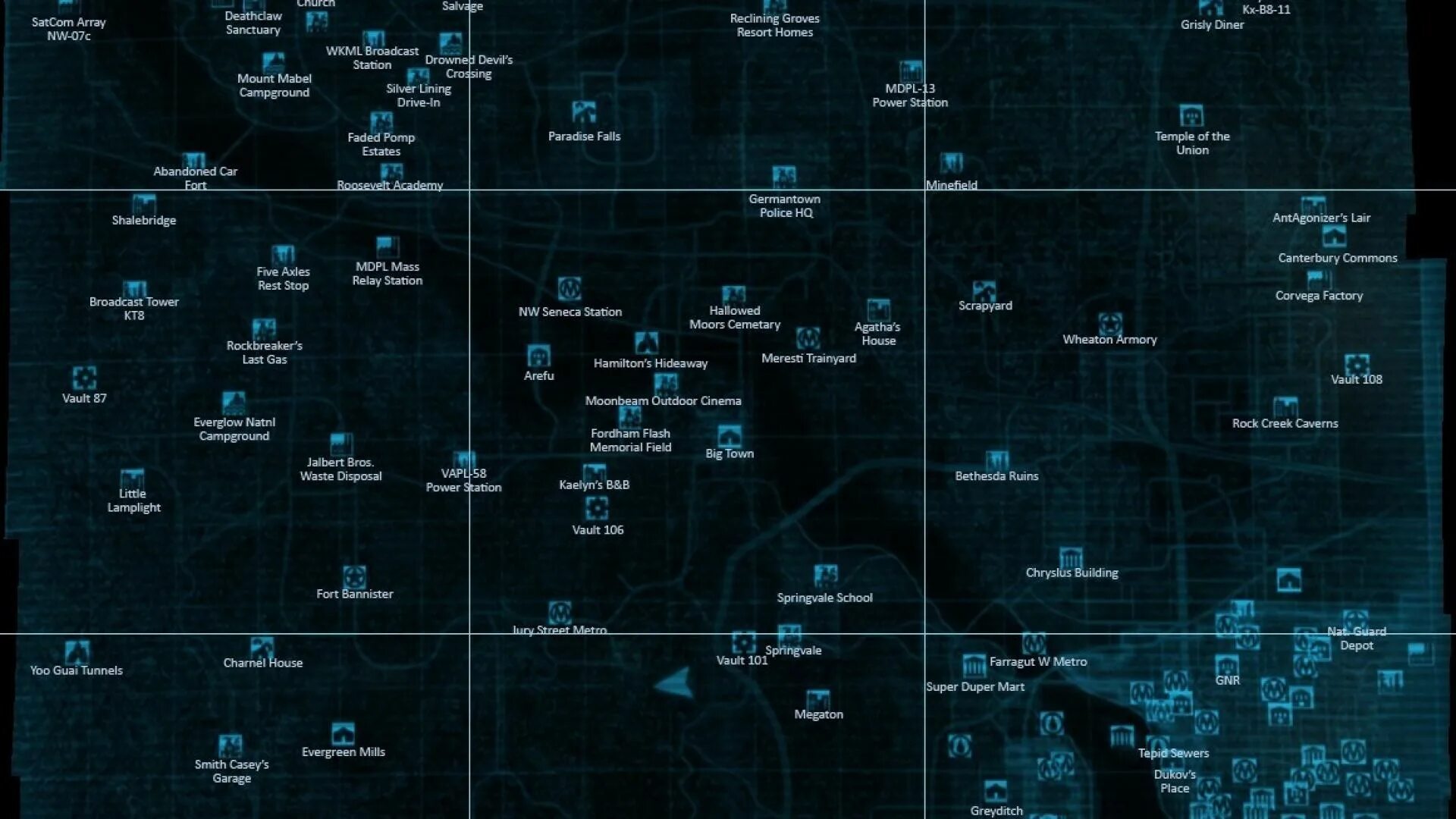 Fallout 3 пупсы где найти. Fallout 3 map pip boy. фоллаут 3 карта пупсов. карта из fallout 3.