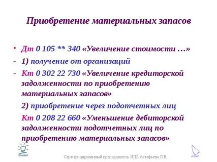 Норматив материальных запасов
