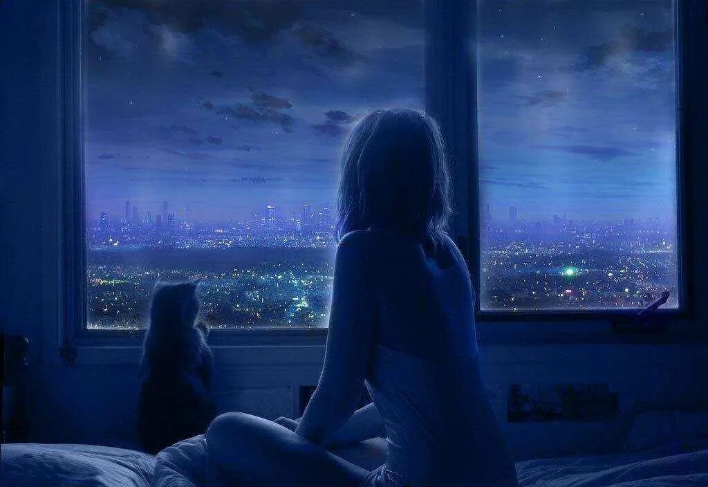 Залететь в окно сонник. Женщина в ночи. Одиночество у окна. Одиночество в ночи. Девушка ночью у окна.