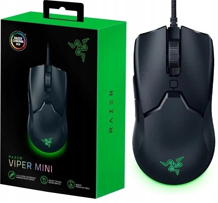 Игровая мышь проводная Razer Viper Mini. Razer Viper Mini v2. Игровая мышь Razer Viper Mini (rz01-03250100-r3m1). Razer Viper Mini коробка. Игровая мышь razer viper