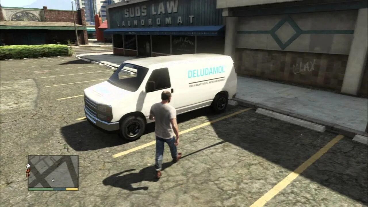 Грузовик для тревора. Фургон Deludamol Pharmaceuticals. ГТА 5 Deludamol. GTA 5 фургон. Фургон Deludamol Pharmaceuticals GTA 5.