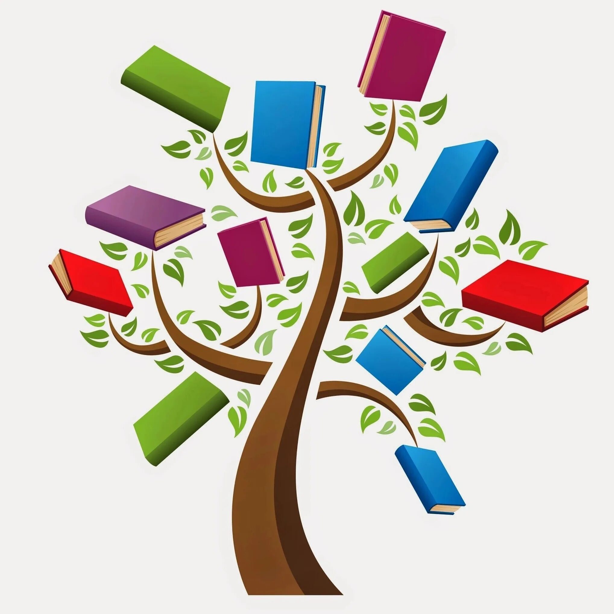Книжное дерево. Дерево знаний. Дерево с книгами. Школьное дерево знаний.