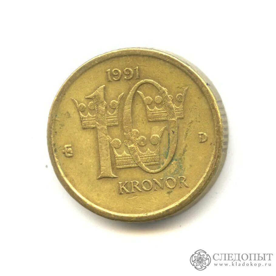 Швеция 10 крон 1991. Чехословакия 10 крон 2000. Kronor монета. Шведская крона 10. 10 крон купить