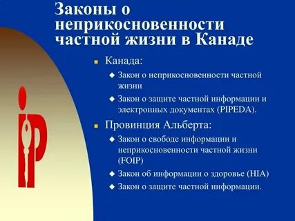 Федеральный закон о частной жизни