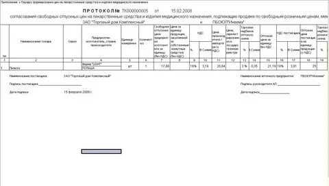 Реестр отпускных