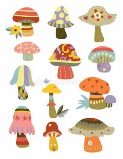 Collecting mushrooms