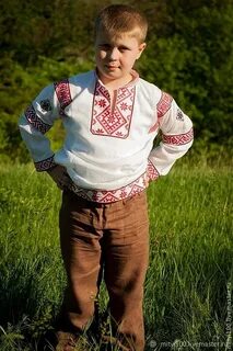 Народная рубашка для мальчика