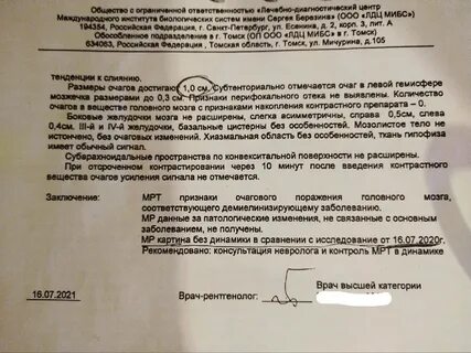 Заключение без динамики