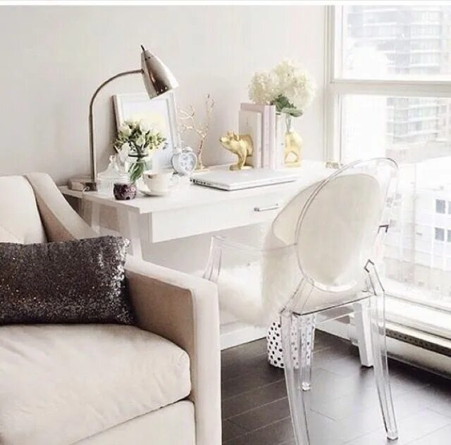 A window next to the table