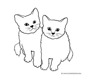 Нарисовать 5 котят