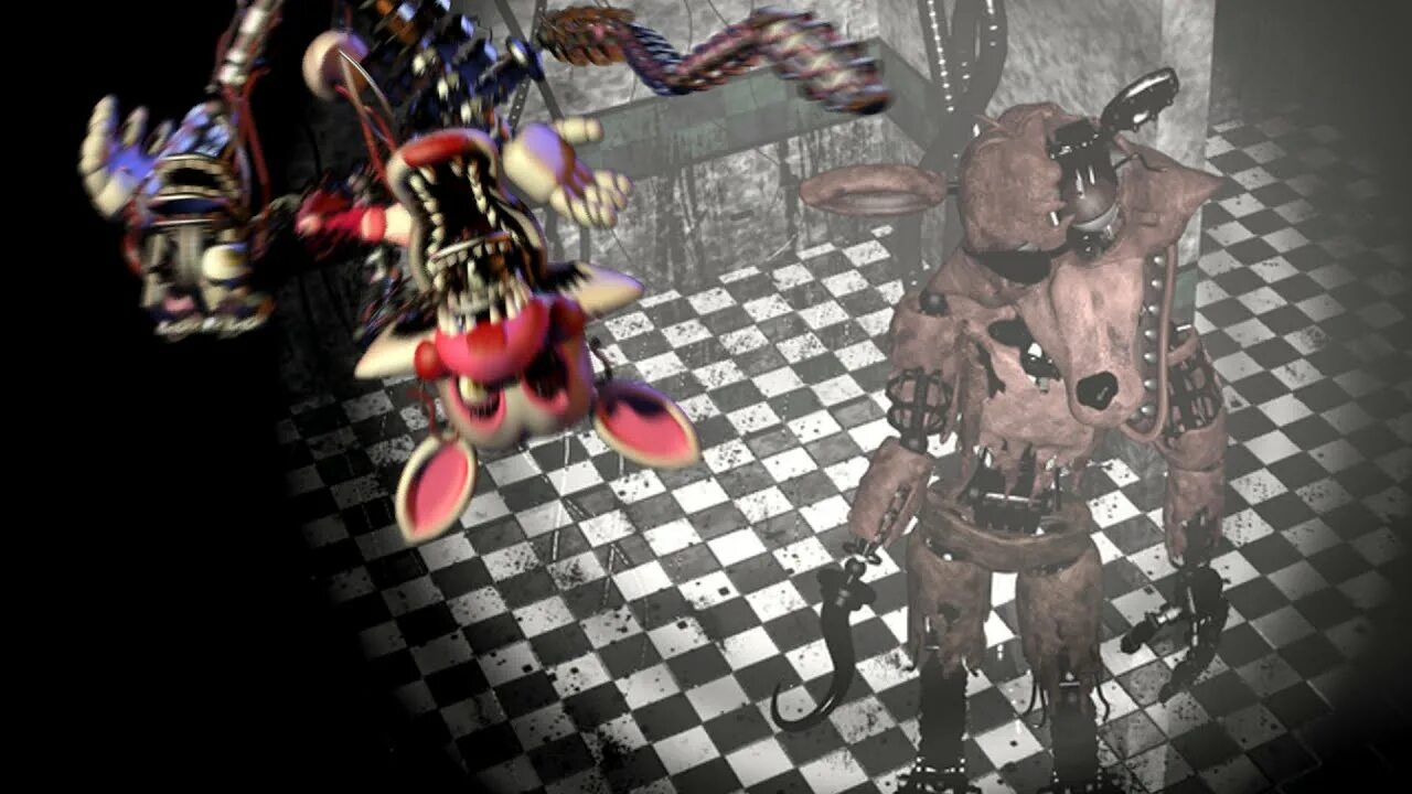 Фнаф 2 кастом. Фнаф 2 седьмая ночь. fnaf ultimate custom night - фокси и мангл. ultra custom night mangle jumpscare. красивая той мангл из ультимэйт кастом найт.