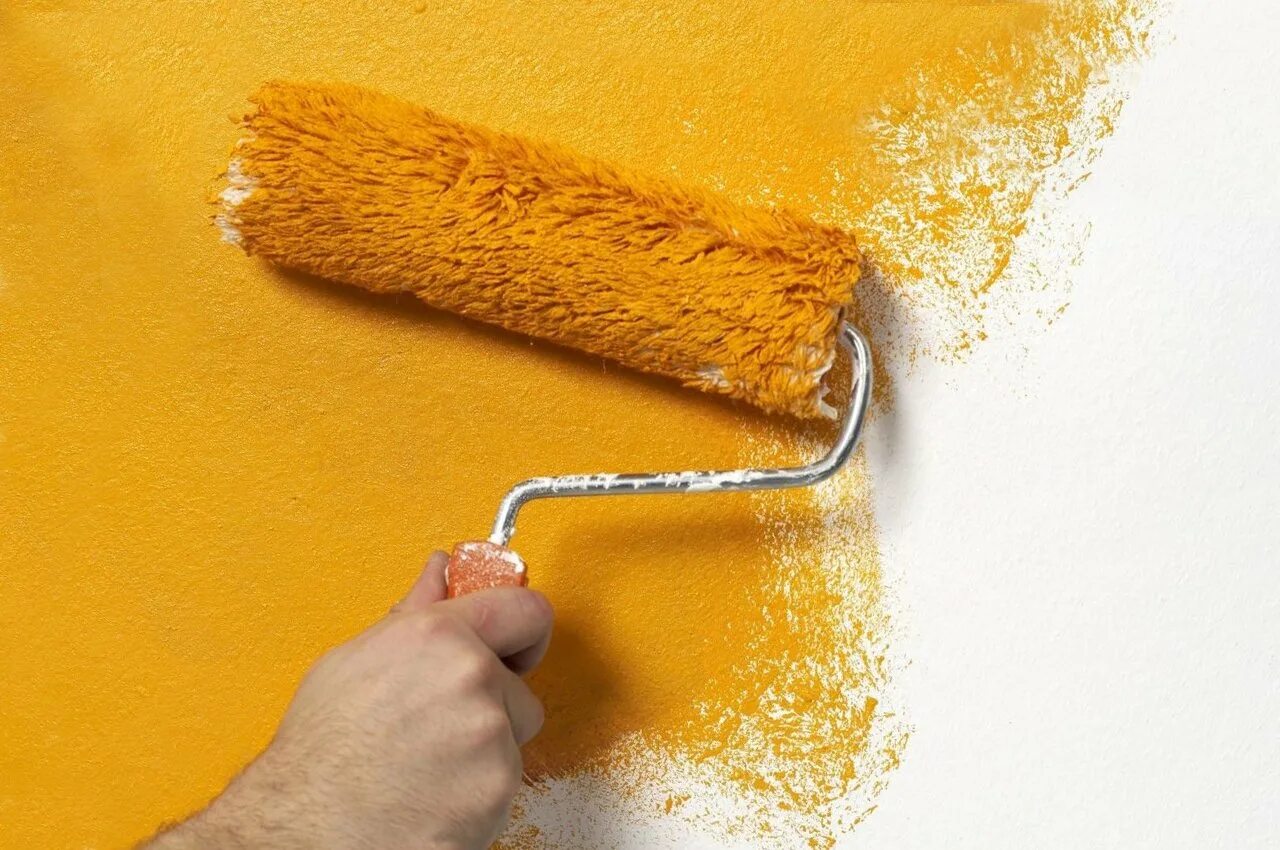 Улучшенная масляная окраска. Покраска стен. Валик для покраски. Валики для покраски стен. Окрашивание стен.